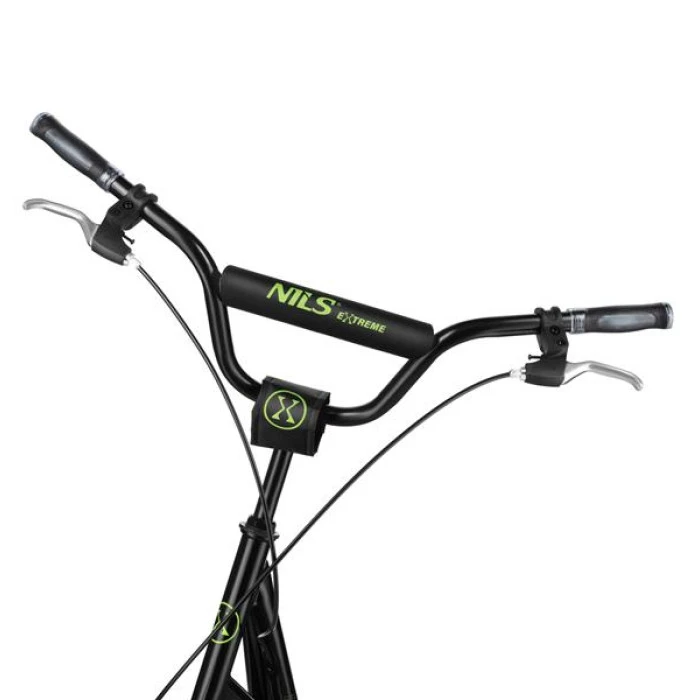 Самокат NILS EXTREME WH10201, чорно-зелений