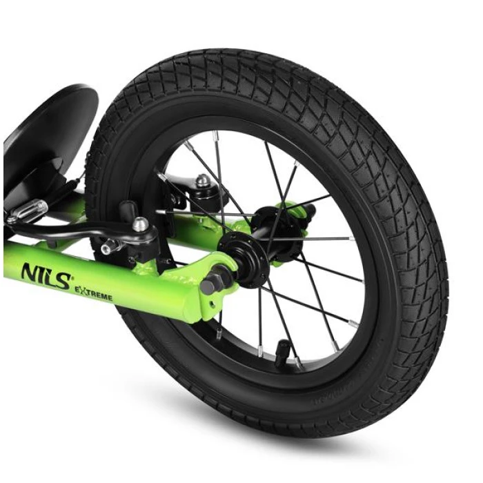 Самокат NILS EXTREME WH10201, чорно-зелений