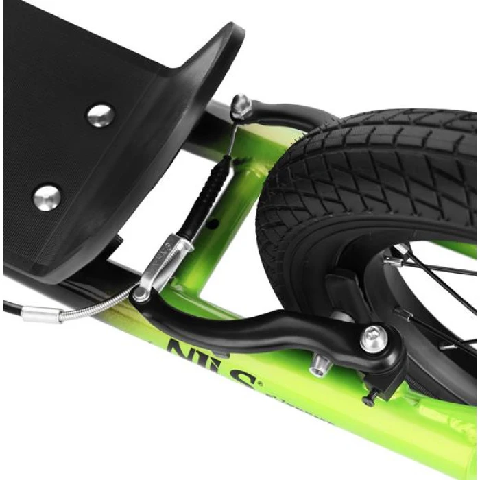 Самокат NILS EXTREME WH10201, чорно-зелений