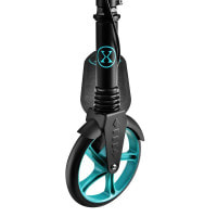 Самокат складной Nils Extreme HM124T, черно-голубой