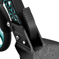 Самокат складной Nils Extreme HM124T, черно-голубой