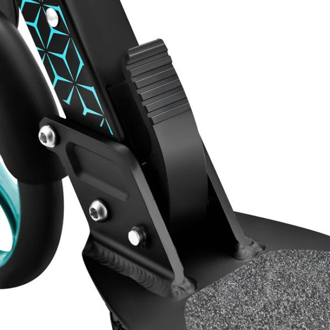 Самокат складний Nils Extreme HM124T, чорно-блакитний