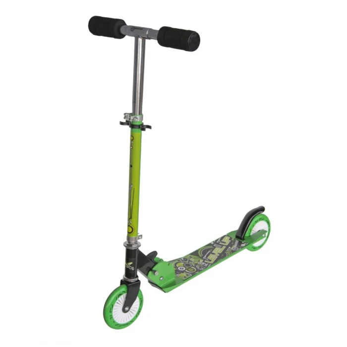 Складной самокат MASTER Level Up Green 125 мм