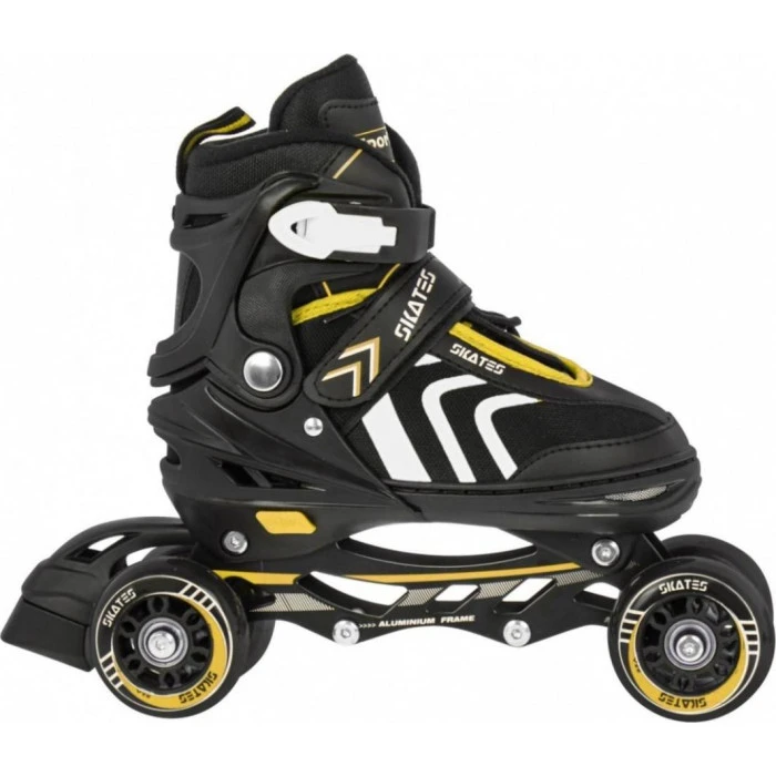 Набор роликовых коньков 4 в 1 Размер 34-38 Желтый