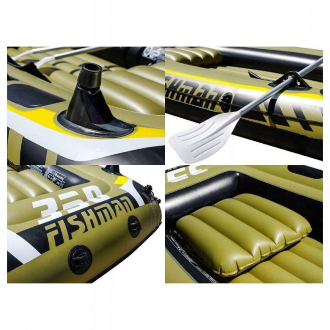 Надувная лодка Fishman 350 JILONG Zestaw