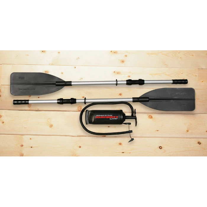 Лодка надувная Intex Excursion 4 315 x 165 x 43 см, серо-синий