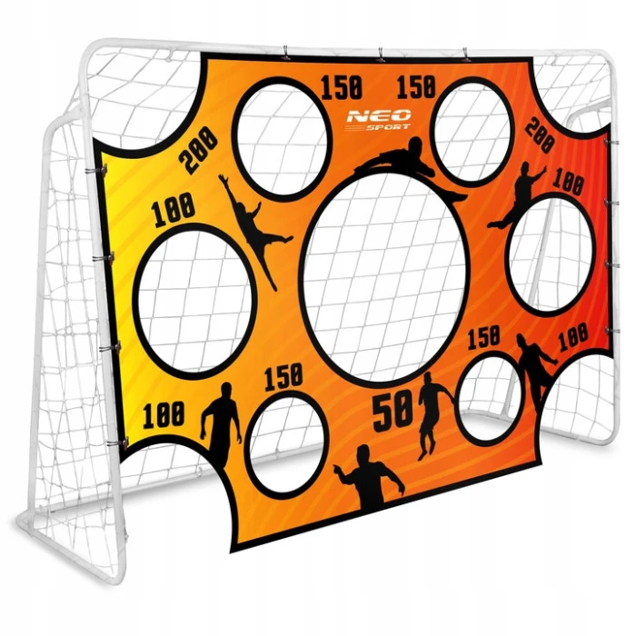 Мішень для футбольних воріт Neo-Sport NS-1478 215 х 150 см, помаранчева