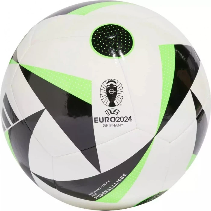 М'яч футбольний Adidas Euro24 Fussballliebe IN9374 розмір 5, біло-чорний
