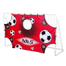 Футбольные ворота с панелью и сеткой BR240P NILS 2в1 240x150cm