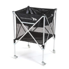 Тележка для мячей Yakimasport 100460 (20 - 24 мяча), черно-белая