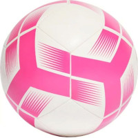 М'яч футбольний Adidas Starlancer Club IB7719 розмір 5, біло-рожевий