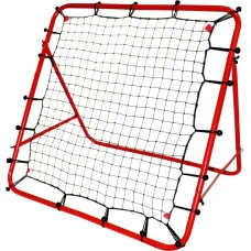 Сетка тренировочная для футбола Enero Rebounder 100 х 100 см, красно-чёрная