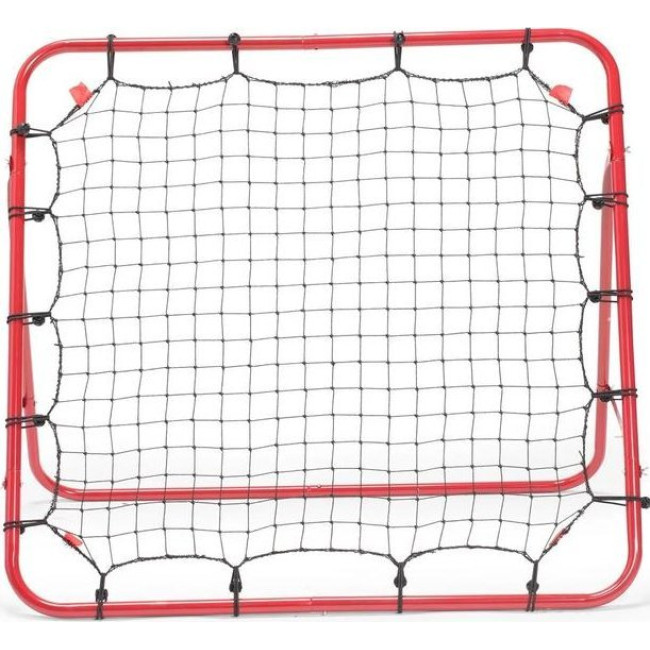 Сітка тренувальна для футболу Enero Rebounder 100 х 100 см, червоно-чорна
