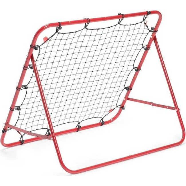Сітка тренувальна для футболу Enero Rebounder 100 х 100 см, червоно-чорна