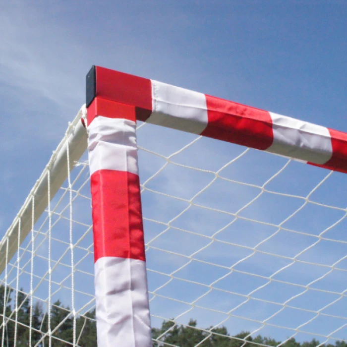 Ворота футбольні Hudora Allround 300 x200 см, червоно-білі