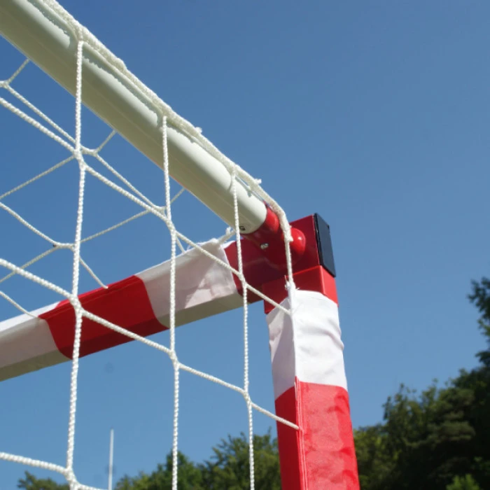 Ворота футбольні Hudora Allround 300 x200 см, червоно-білі