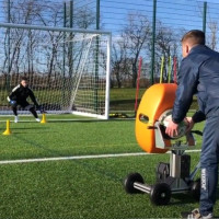 Тренажер для метання м'ячів LAUNCHER BALL PRO, помаранчевий