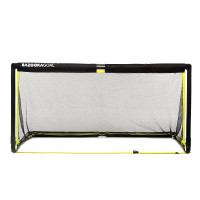 Ворота футбольные BAZOOKAGOAL XL 180x90, черно-желтые