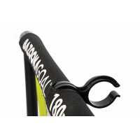 Ворота футбольные BAZOOKAGOAL XL 180x90, черно-желтые