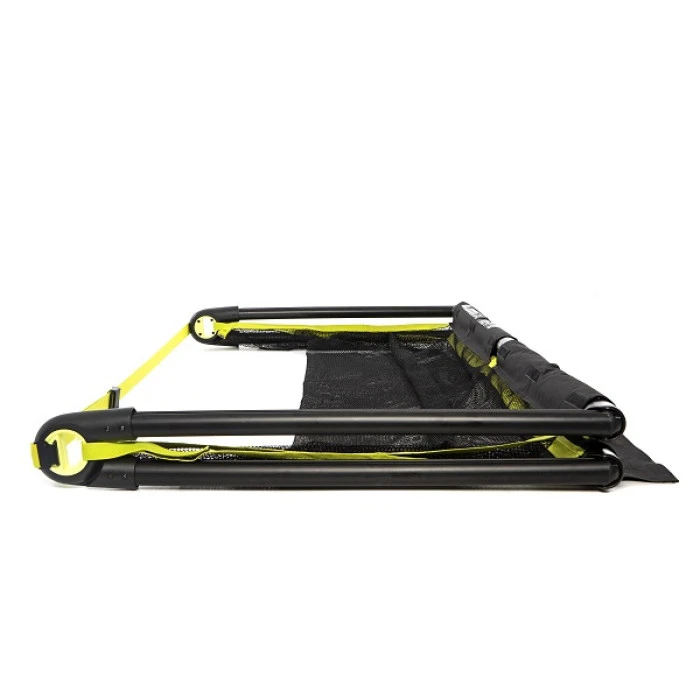 Ворота футбольные BAZOOKAGOAL XL 180x90, черно-желтые