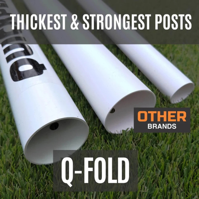 Ворота футбольные QUICKPLAY Q-FOLD 500 x 200 см, белые