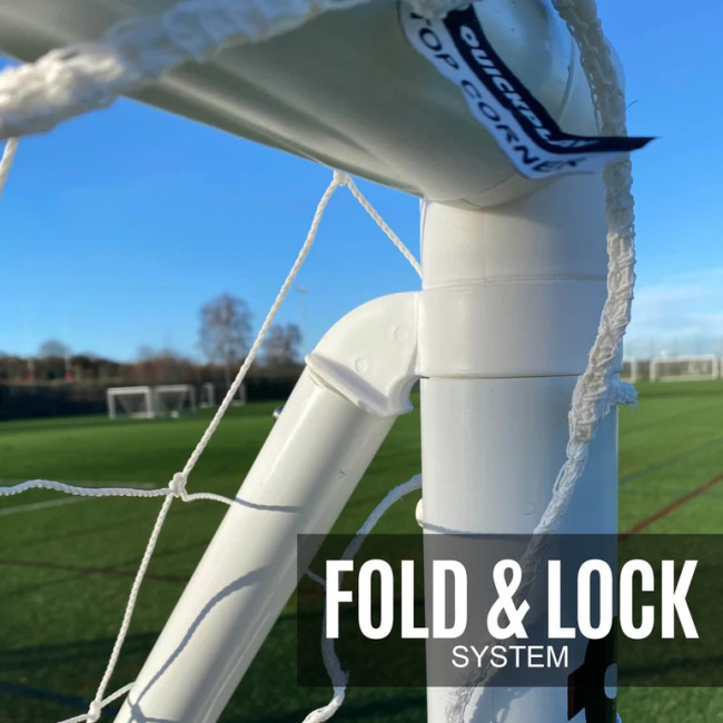 Ворота футбольные QUICKPLAY Q-FOLD 500 x 200 см, белые