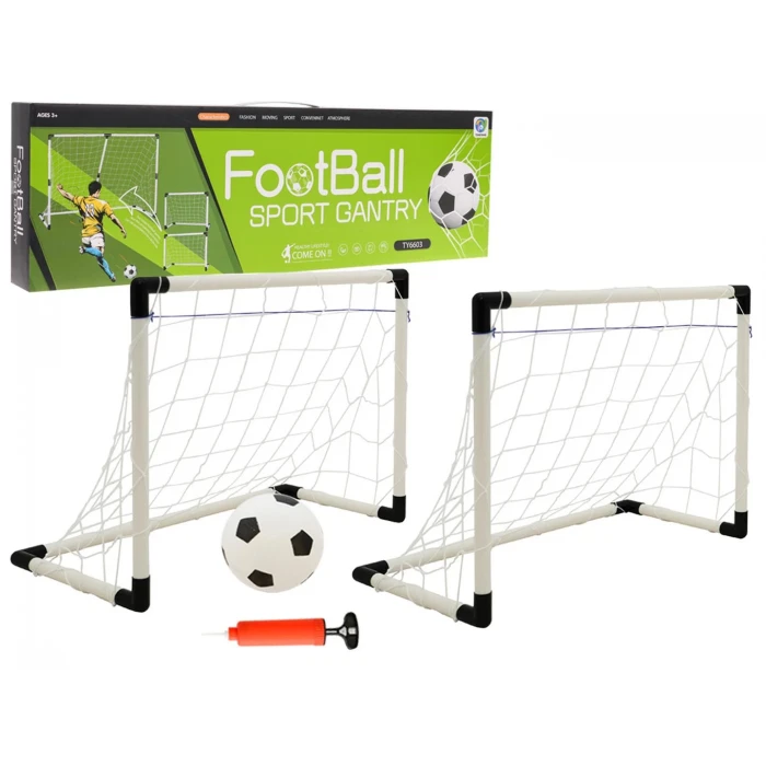 Ворота футбольні дитячі Ramiz TY6603 143 x 110 x 70 см, чорно-білі