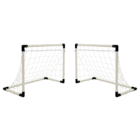Ворота футбольные детские Ramiz TY6603 143 x 110 x 70 см, черно-белые