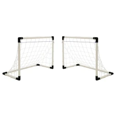 Ворота футбольные детские Ramiz TY6603 143 x 110 x 70 см, черно-белые
