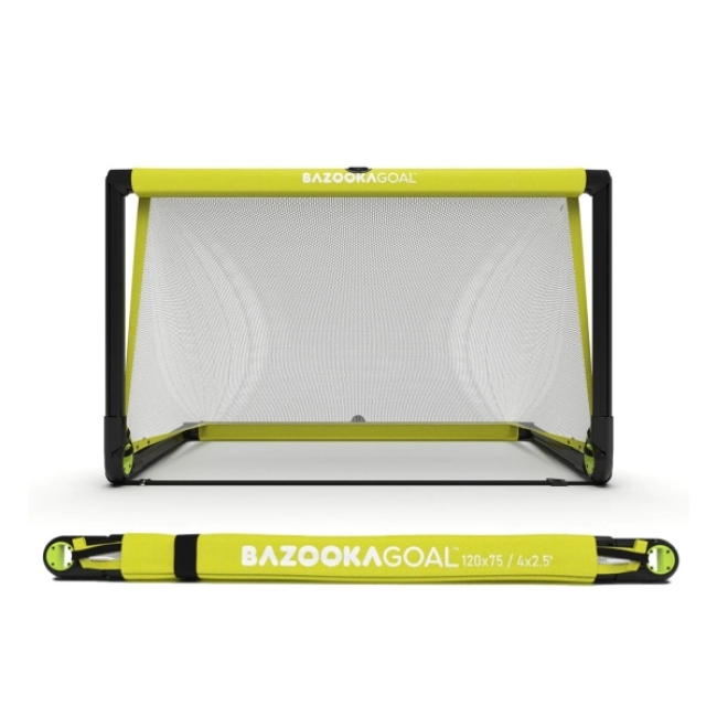Ворота футбольные BAZOOKAGOAL 120 х 75 см, черно-желтые