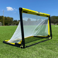 Ворота футбольные BAZOOKAGOAL 120 х 75 см, черно-желтые