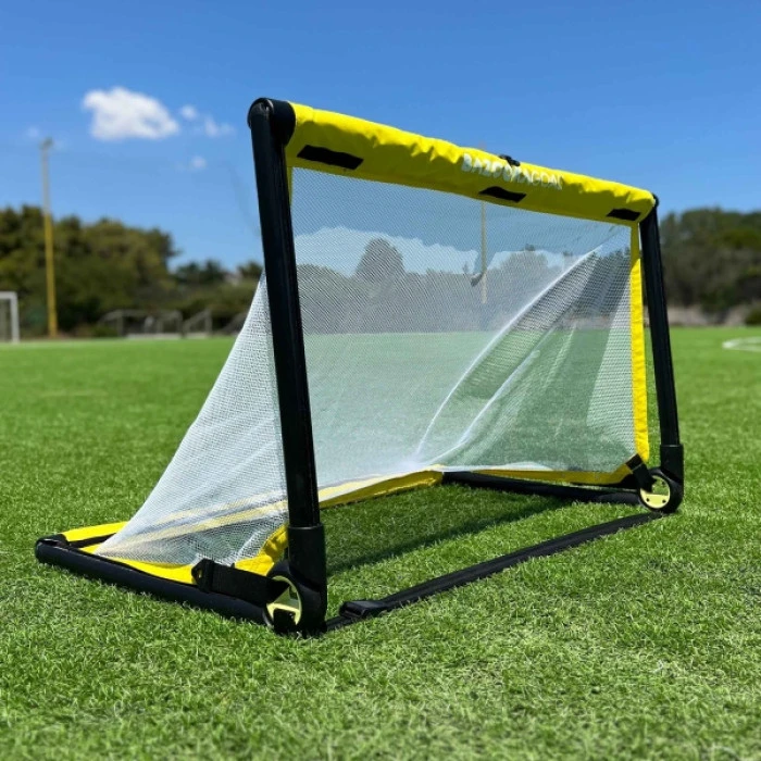 Ворота футбольні BAZOOKAGOAL 120 х 75 см, чорно-жовті