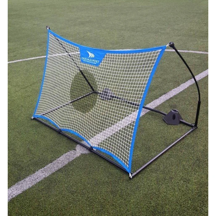 Сетка тренировочная для футбола Yakimasport Orlik Rebounder 150 х 100 см, бело-синяя