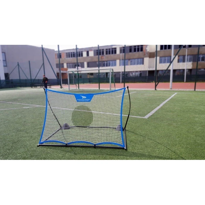 Сетка тренировочная для футбола Yakimasport Orlik Rebounder 150 х 100 см, бело-синяя