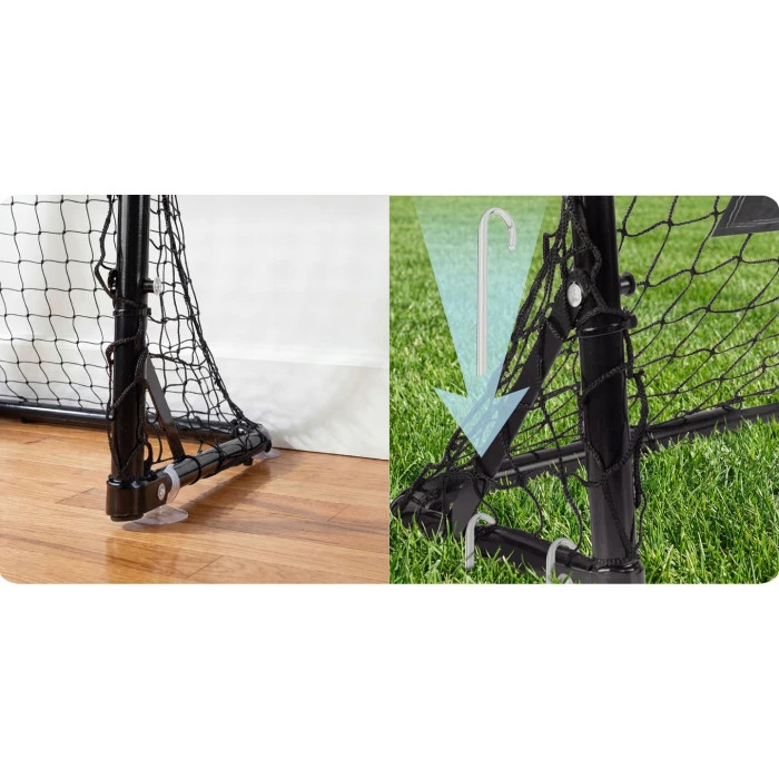 Ворота футбольные Neo-Sport NS-486 60 х 45 х 25 см, черные