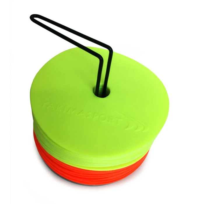 Плоские полевые маркеры (маркировочные коврики) – набор из 20 шт, желто-оранжевый.