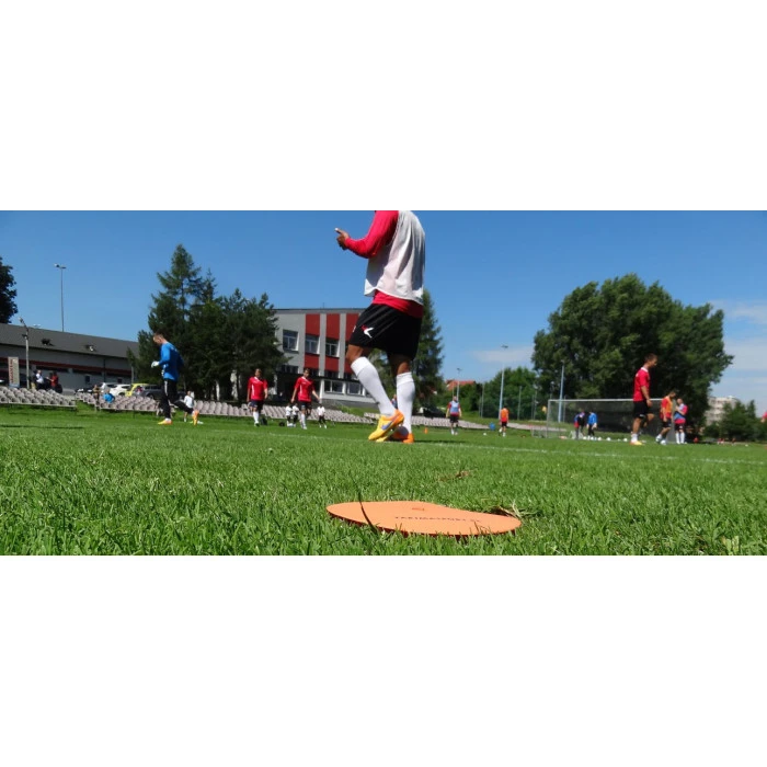 Плоские полевые маркеры (маркировочные коврики) – набор из 20 шт, желто-оранжевый.