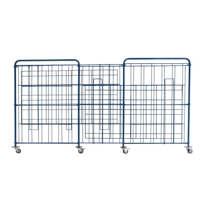 Закритий складаний візок з м'ячем - сірий