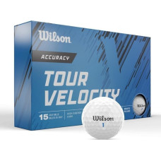 Мячи для гольфа Wilson Tour Velocity Accuracy 15 шт, белые
