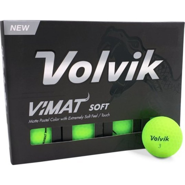 Мячи для гольфа Volvik Vimat Soft 12 шт.
