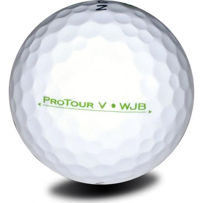 Мячи для гольфа Vision PRO-TOUR X*WJB 12 шт, бело-зеленые