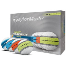М'ячі для гольфу Taylor Made Tour Response Stripe Multi 2025 12 шт, різнокольорові