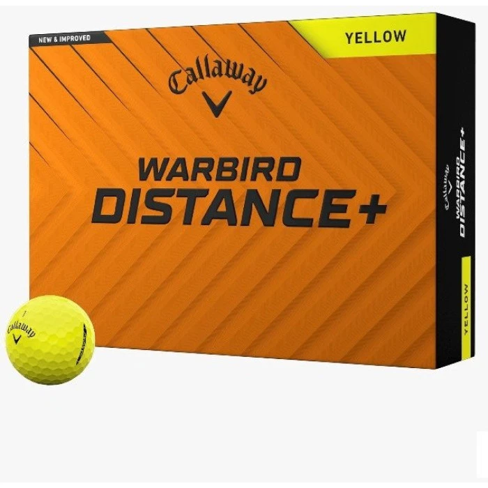 М'ячі для гольфу Callaway Warbird 12 шт, жовті