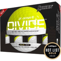 М'ячі для гольфу Srixon Z-Star Divide 12 шт, біло-жовтий