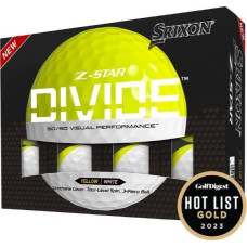 Мячи для гольфа Srixon Z-Star Divide 12 шт, бело-желтый