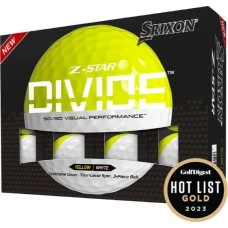 М'ячі для гольфу Srixon Z-Star Divide 12 шт, біло-жовтий