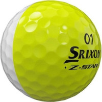 М'ячі для гольфу Srixon Z-Star Divide 12 шт, біло-жовтий