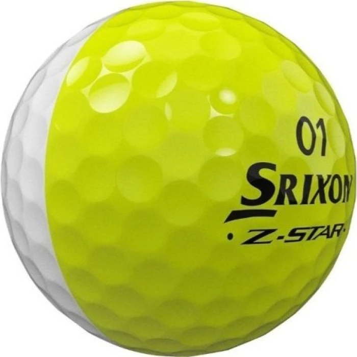 Мячи для гольфа Srixon Z-Star Divide 12 шт, бело-желтый