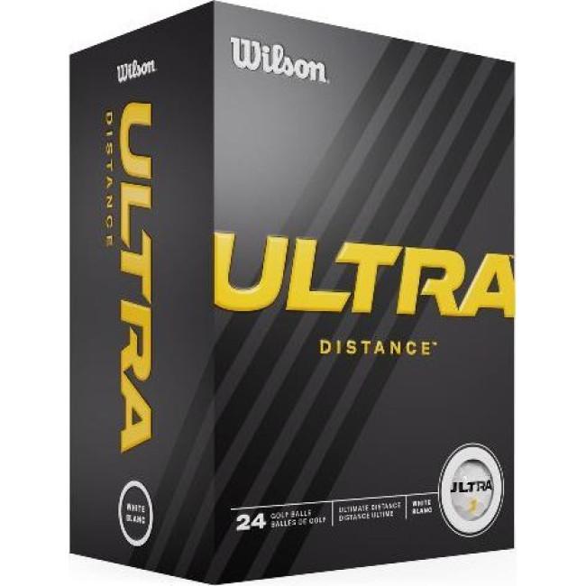 М'ячі для гольфу Wilson ULTRA Ultimate Distance 24 шт, білі
