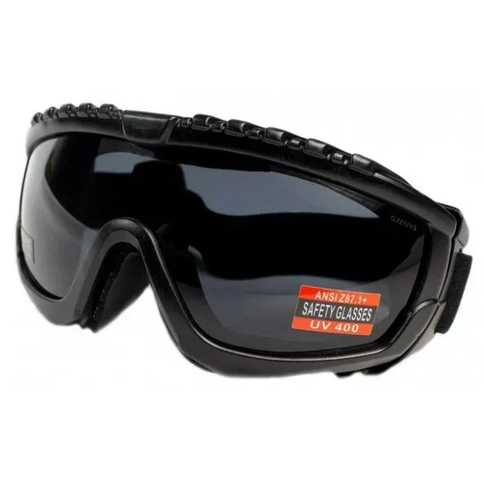 Очки защитные с уплотнителем Global Vision Ballistech-1+RX Anti-Fog, серые